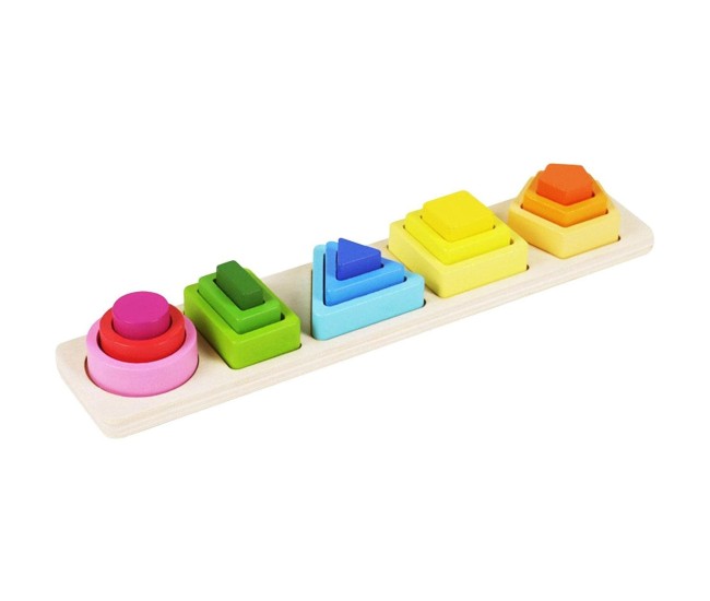 Jucarie Montessori din Lemn, Flippy, Tip Puzzle, cu 5 Forme Asimetrice, 15 Piese, Educativa, Interactiva, Creativa, Model Forme Geometrice, Materiale Non Toxice, +2 Ani, 29x6.5 cm, Multicolor Jucarie Montessori din Lemn, Flippy, Tip Puzzle, cu 5 Forme Asimetrice, 15 Piese, Educativa, Interactiva, Creativa, Model Forme Geometrice, Materiale Non Toxice, +2 Ani, 29x6.5 cm, Multicolor