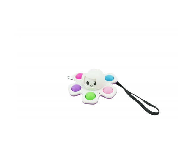 Jucarie Pop It, Flippy, Fidget Toy, antistres, senzoriala,Alb Jucarie Pop It, Flippy, Fidget Toy, antistres, senzoriala,Alb