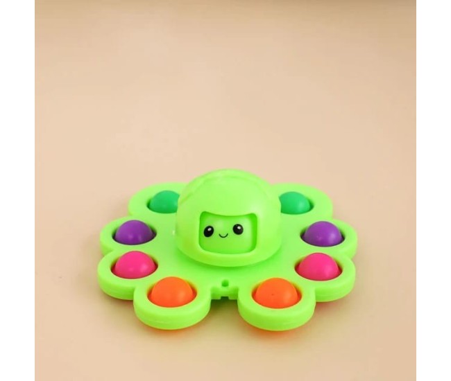 Jucarie Pop It, Flippy, Fidget Toy, Antistres, Senzoriala, Crab, Verde Jucarie Pop It, Flippy, Fidget Toy, Antistres, Senzoriala, Crab, Verde