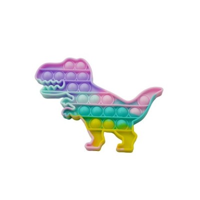 Jucarie Pop it Now & Flip it, Push Bubble Dinozaur Multicolor Jucarie Pop it Now & Flip it, Push Bubble Dinozaur Multicolor