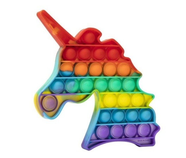 Jucarie Pop it Now & Flip it, Push Bubble Unicorn Multicolor Model 5 Jucarie Pop it Now & Flip it, Push Bubble Unicorn Multicolor Model 5