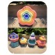 Jucarie Senzoriala de Echilibru, Flippy, Tip Stepping Stones, 5 Piese, din Spuma, pentru Miscare, Sarituri, Prindere, Diametru 28 cm, Model 1, Multicolor Jucarie Senzoriala de Echilibru, Flippy, Tip Stepping Stones, 5 Piese, din Spuma, pentru Miscare, Sarituri, Prindere, Diametru 28 cm, Model 1, Multicolor