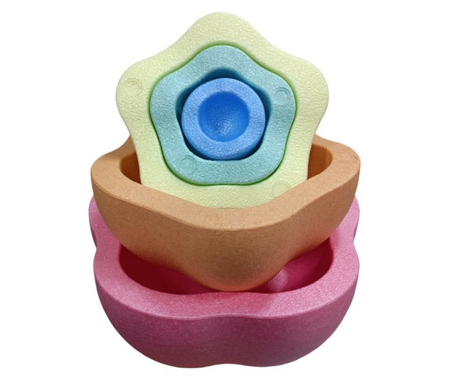 Jucarie Senzoriala de Echilibru, Flippy, Tip Stepping Stones, 5 Piese, din Spuma, pentru Miscare, Sarituri, Prindere, Diametru 28 cm, Model 2, Multicolor Jucarie Senzoriala de Echilibru, Flippy, Tip Stepping Stones, 5 Piese, din Spuma, pentru Miscare, Sarituri, Prindere, Diametru 28 cm, Model 2, Multicolor