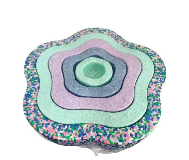 Jucarie Senzoriala de Echilibru, Flippy, Tip Stepping Stones, 5 Piese, din Spuma, pentru Miscare, Sarituri, Prindere, Diametru 28 cm, Model 3, Multicolor Jucarie Senzoriala de Echilibru, Flippy, Tip Stepping Stones, 5 Piese, din Spuma, pentru Miscare, Sarituri, Prindere, Diametru 28 cm, Model 3, Multicolor