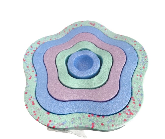Jucarie Senzoriala de Echilibru, Flippy, Tip Stepping Stones, 5 Piese, din Spuma, pentru Miscare, Sarituri, Prindere, Diametru 28 cm, Model 4, Multicolor Jucarie Senzoriala de Echilibru, Flippy, Tip Stepping Stones, 5 Piese, din Spuma, pentru Miscare, Sarituri, Prindere, Diametru 28 cm, Model 4, Multicolor