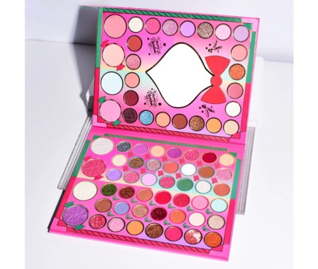 Set de Machiaj Kevin&Coco, 72 de Culori, Paleta de Farduri, Iluminatoare, Blush, Model Christmas Babe, Oglinda Glob, 25.5x20x1.7 cm, Multicolor Set de Machiaj Kevin&Coco, 72 de Culori, Paleta de Farduri, Iluminatoare, Blush, Model Christmas Babe, Oglinda Glob, 25.5x20x1.7 cm, Multicolor