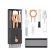 Kit Multifunctional de Curatare Produse Electronice 10in1, Flippy, pentru Laptop, Tastatura, Telefon, Casti, Negru