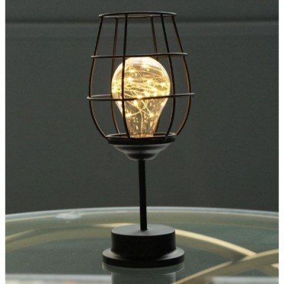 Lampa Decorativa cu Leduri, Flippy, Forma de Pahar, Lumina Alb Calda