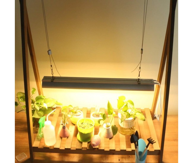 Lampa dubla pentru cresterea plantelor Flippy, 50 cm, T5, tehnologie LED, nu afecteaza plantele, potrivit pentru intregul ciclu de crestere, lumina alb calda Lampa dubla pentru cresterea plantelor Flippy, 50 cm, T5, tehnologie LED, nu afecteaza plantele, potrivit pentru intregul ciclu de crestere, lumina alb calda