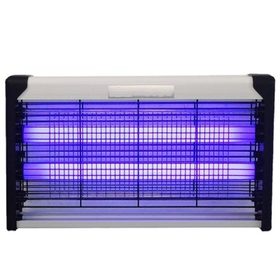 Lampa Electrica Anti Insecte, Flippy, Lumina Neon, 2 tuburi cu putere de 30W, Suspensie Perete, Carcasa din Plastic Metalica, 49 x 25 x 6 cm, Alb Negru Lampa Electrica Anti Insecte, Flippy, Lumina Neon, 2 tuburi cu putere de 30W, Suspensie Perete, Carcasa din Plastic Metalica, 49 x 25 x 6 cm, Alb Negru