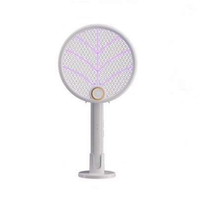 Lampa Electrica Impotriva Tantarilor, Flippy, 42.5 x 22 x 10.5 cm, Reincarcabila cu Cablu USB Inclus, Plasa din Aluminum Alb