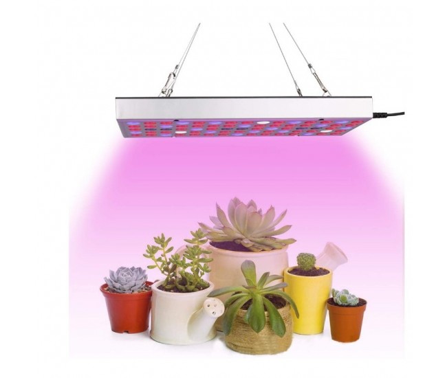 Lampa LED 15W Flippy, pentru cresterea plantelor in interior, material ABS, cu agatatoare, 25 x 25 cm, multicolor Lampa LED 15W Flippy, pentru cresterea plantelor in interior, material ABS, cu agatatoare, 25 x 25 cm, multicolor