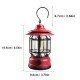 Lampa portabila camping, Felinar Vintage cu carlig, ABS, Iluminare 21 COB LED, Intensitate reglabila, 5W, Flippy, Rosu Lampa portabila camping, Felinar Vintage cu carlig, ABS, Iluminare 21 COB LED, Intensitate reglabila, 5W, Flippy, Rosu