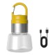 Lampa Portabila, Flippy, de Voiaj/Camping, Incarcare USB, IPX5, LED RGB, din ABS, 300 mAh, 10 x 5.5 x 5.5 cm, Galben Lampa Portabila, Flippy, de Voiaj/Camping, Incarcare USB, IPX5, LED RGB, din ABS, 300 mAh, 10 x 5.5 x 5.5 cm, Galben