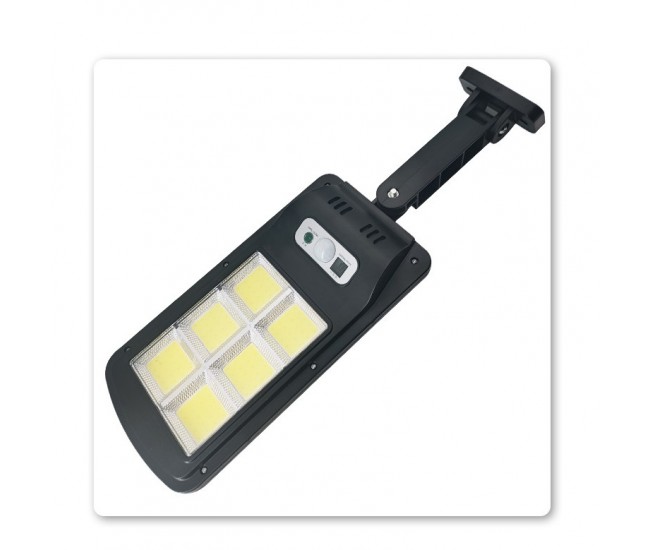 Lampa Solara De Exterior LED Flippy, 36 cm x 11.5 cm, 2880 Lumeni 120 COB LED 24 W - echivalent 192 W bec incadescent, IP65, Senzor de Miscare, Senzor de Lumina, 6 Grile, Alb Rece Lampa Solara De Exterior LED Flippy, 36 cm x 11.5 cm, 2880 Lumeni 120 COB LED 24 W - echivalent 192 W bec incadescent, IP65, Senzor de Miscare, Senzor de Lumina, 6 Grile, Alb Rece