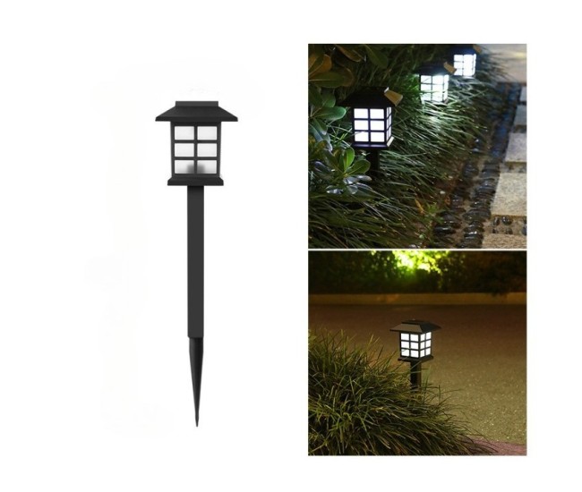 Lampa solara Led pentru gradina, Tip felinar, Flippy, Alb rece Lampa solara Led pentru gradina, Tip felinar, Flippy, Alb rece