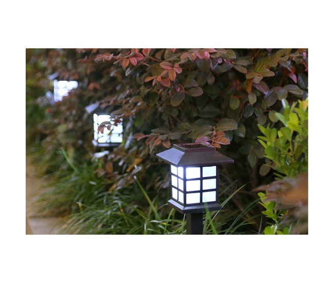 Lampa solara Led pentru gradina, Tip felinar, Flippy, Alb rece Lampa solara Led pentru gradina, Tip felinar, Flippy, Alb rece