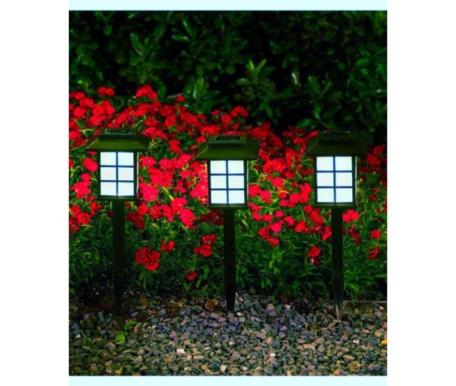 Lampa solara Led pentru gradina, Tip felinar, Flippy, Albastru Lampa solara Led pentru gradina, Tip felinar, Flippy, Albastru