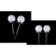 Set 2 lampa solara LED, Sferica, Tip Glob Flippy, Diametru 10 cm, Multicolor Set 2 lampa solara LED, Sferica, Tip Glob Flippy, Diametru 10 cm, Multicolor