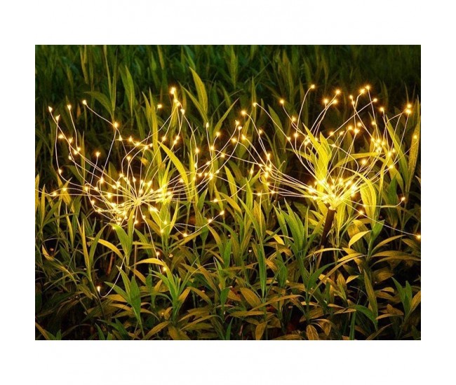 Lampa solara sub forma de artificii, 120 LED-uri, alb cald, Flippy Lampa solara sub forma de artificii, 120 LED-uri, alb cald, Flippy