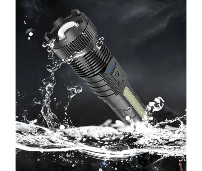 Lanterna LED Flippy P50 mare, Incarcare USB, 10W, 2 Surse de Lumina, 16 x 3.8 cm, Negru Lanterna LED Flippy P50 mare, Incarcare USB, 10W, 2 Surse de Lumina, 16 x 3.8 cm, Negru
