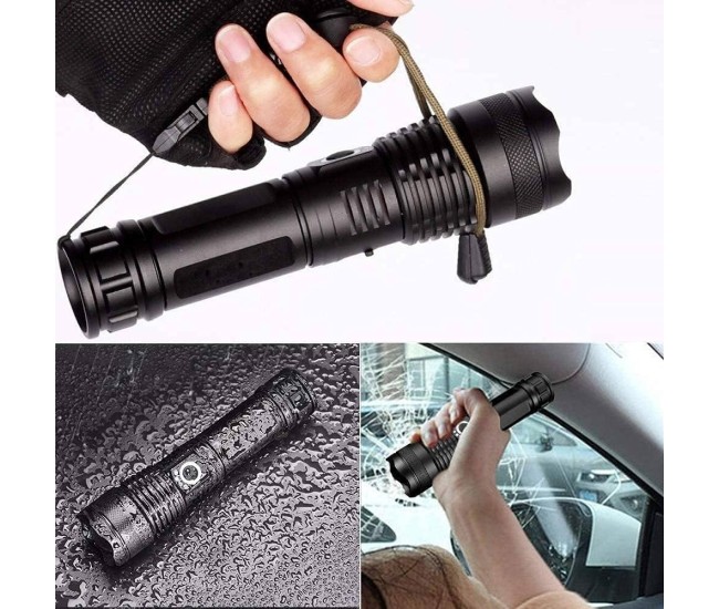 Lanternă Flippy P50 cu zoom telescopic, afișaj digital și ieșire magnetică Model 117 Lanternă Flippy P50 cu zoom telescopic, afișaj digital și ieșire magnetică Model 117