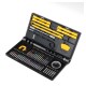 Surubelnita Profesionala Electrica, Flippy, Multifunctionala, Reancarcabila USB, Luminare LED, Kit 71 in 1, Set Complet cu Biti Torx, Phillips, Hex, Pentalobe, 21.4 x 12.4 cm, Negru