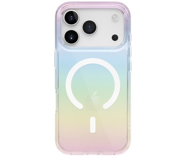 Husa Telefon, Flippy, Compatibila iPhone 17 Pro, Model Cameleon, Magsafe, Schimbare Gradient de Culoare din Unghiuri Diferite, Multicolor Husa Telefon, Flippy, Compatibila iPhone 17 Pro, Model Cameleon, Magsafe, Schimbare Gradient de Culoare din Unghiuri Diferite, Multicolor
