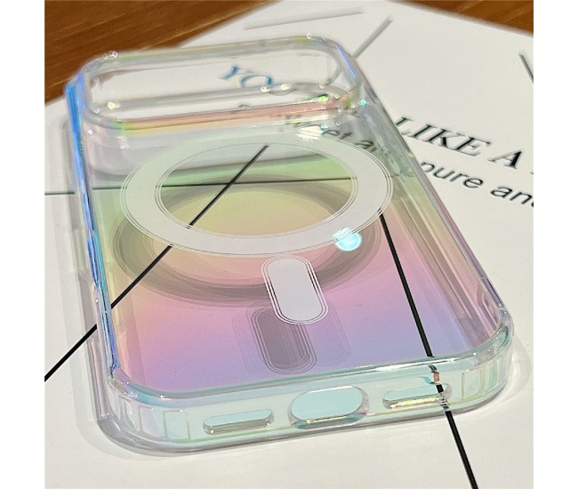 Husa Telefon, Flippy, Compatibila iPhone 17 Air, Model Cameleon, Magsafe, Schimbare Gradient de Culoare din Unghiuri Diferite, Multicolor Husa Telefon, Flippy, Compatibila iPhone 17 Air, Model Cameleon, Magsafe, Schimbare Gradient de Culoare din Unghiuri Diferite, Multicolor