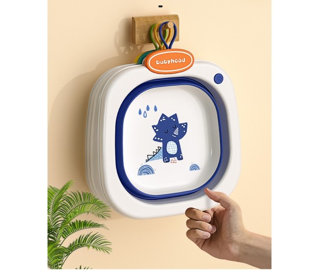 Lavoar Pliabil, Flippy, pentru Copii 1-8 Ani, Model Animat, din PP+TPE, 32x29x10 cm, Albastru Lavoar Pliabil, Flippy, pentru Copii 1-8 Ani, Model Animat, din PP+TPE, 32x29x10 cm, Albastru