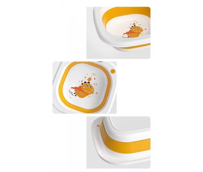 Lavoar Pliabil, Flippy, pentru Copii 1-8 Ani, Model Animat, din PP+TPE, 32x29x10 cm, Portocaliu Lavoar Pliabil, Flippy, pentru Copii 1-8 Ani, Model Animat, din PP+TPE, 32x29x10 cm, Portocaliu