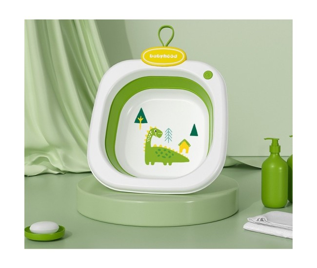 Lavoar Pliabil, Flippy, pentru Copii 1-8 Ani, Model Animat, din PP+TPE, 32x29x10 cm, Verde Lavoar Pliabil, Flippy, pentru Copii 1-8 Ani, Model Animat, din PP+TPE, 32x29x10 cm, Verde