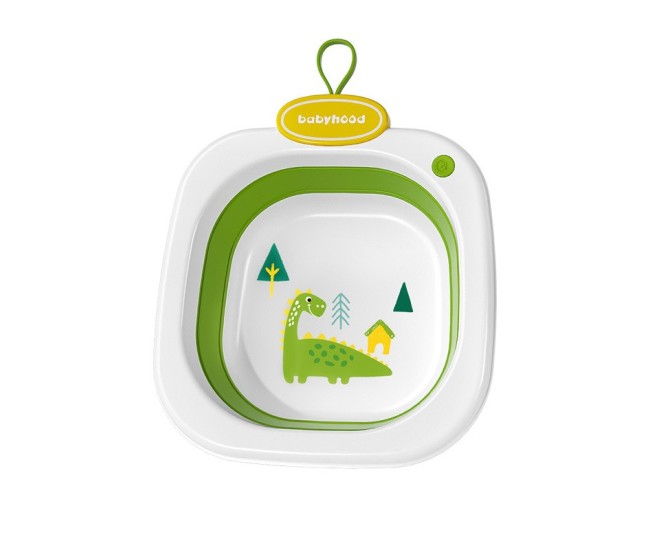 Lavoar Pliabil, Flippy, pentru Copii 1-8 Ani, Model Animat, din PP+TPE, 32x29x10 cm, Verde Lavoar Pliabil, Flippy, pentru Copii 1-8 Ani, Model Animat, din PP+TPE, 32x29x10 cm, Verde