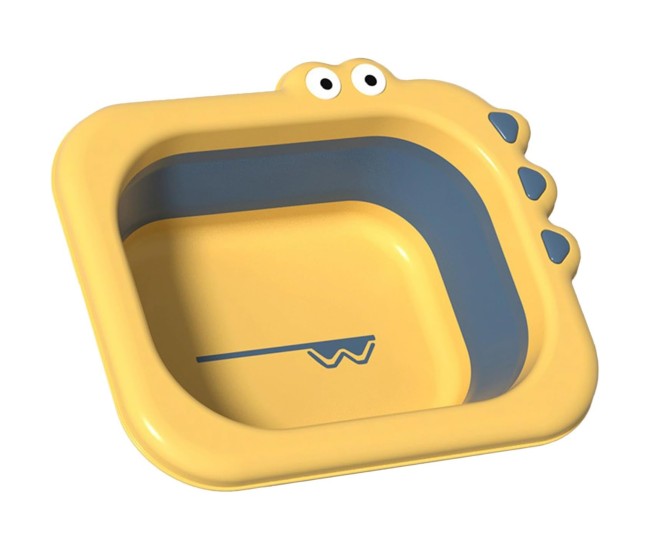 Lavoar Pliabil, Flippy, pentru Copii, din PP/TPE, Portabil, Model Crocodil, 30x24.5x9 cm, Galben/Albastru Lavoar Pliabil, Flippy, pentru Copii, din PP/TPE, Portabil, Model Crocodil, 30x24.5x9 cm, Galben/Albastru