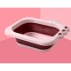 Lavoar Pliabil, Flippy, pentru Copii, din PP/TPE, Portabil, Model Crocodil, 30x24.5x9 cm, Roz Lavoar Pliabil, Flippy, pentru Copii, din PP/TPE, Portabil, Model Crocodil, 30x24.5x9 cm, Roz