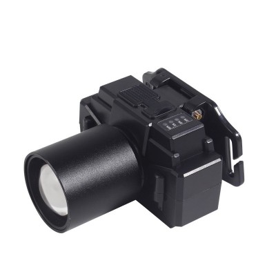 LED long-range zoom headlamp head-mounted telescopic adjustable floodlight outdoor fishing camping strong light flashlight - Color: SQ-065