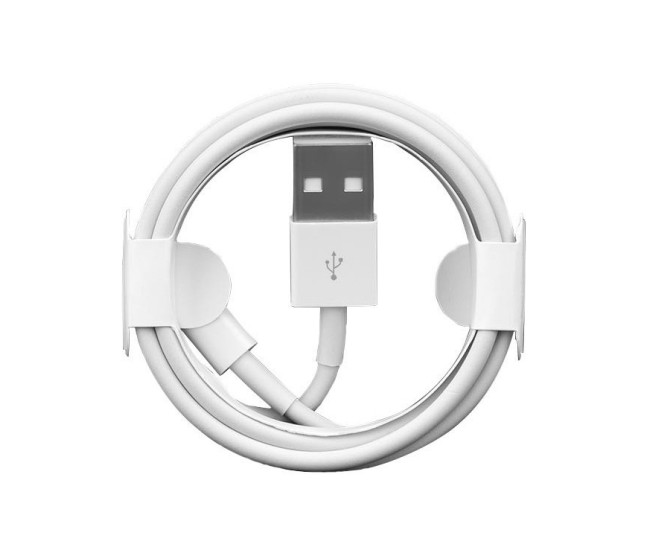 Cablu de Date pentru Telefon, Flippy, port USB-A Compatibil cu iPhone cu porturi de tip Lightning, pentru Incarcare Rapida, Lungime 1.5M, Alb Cablu de Date pentru Telefon, Flippy, port USB-A Compatibil cu iPhone cu porturi de tip Lightning, pentru Incarcare Rapida, Lungime 1.5M, Alb