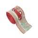 Panglica Decorativa pentru Craciun, Flippy, Ornament pentru Brad de Craciun, Pretreceri, Panglica cu Design Masina Rosie, 200 x 6.3 cm, Khaki Panglica Decorativa pentru Craciun, Flippy, Ornament pentru Brad de Craciun, Pretreceri, Panglica cu Design Masina Rosie, 200 x 6.3 cm, Khaki