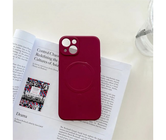Husa protectie Flippy compatibila cu iPhone 12 (6.1), Liquid MagSafe, ring-shaped, magnetica, Visiniu Husa protectie Flippy compatibila cu iPhone 12 (6.1), Liquid MagSafe, ring-shaped, magnetica, Visiniu