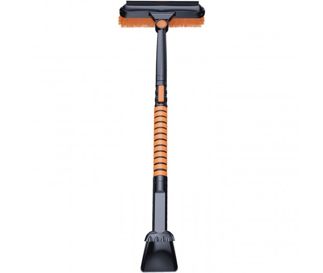 Lopata pentru zapada Flippy, 3 in 1, Perie si Racleta, Rotativa, Telescopica, Detasabila, Material Aluminiu si ABS, 100 x 25 cm, negru Lopata pentru zapada Flippy, 3 in 1, Perie si Racleta, Rotativa, Telescopica, Detasabila, Material Aluminiu si ABS, 100 x 25 cm, negru