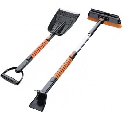 Lopata pentru zapada Flippy, 5 in 1, Perie, Racleta, 2 tipuri de Lopeti, Rotativa, Telescopica, Detasabila, Material Aluminiu si ABS, 100 x 25 cm, negru Lopata pentru zapada Flippy, 5 in 1, Perie, Racleta, 2 tipuri de Lopeti, Rotativa, Telescopica, Detasabila, Material Aluminiu si ABS, 100 x 25 cm, negru
