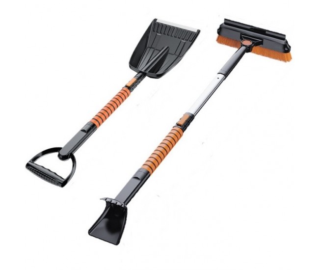 Lopata pentru zapada Flippy, 5 in 1, Perie, Racleta, 2 tipuri de Lopeti, Rotativa, Telescopica, Detasabila, Material Aluminiu si ABS, 100 x 25 cm, negru Lopata pentru zapada Flippy, 5 in 1, Perie, Racleta, 2 tipuri de Lopeti, Rotativa, Telescopica, Detasabila, Material Aluminiu si ABS, 100 x 25 cm, negru
