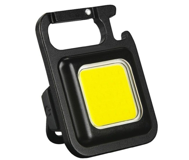 Lanterna de buzunar tip breloc, 30 LED-uri, incarcare prin usb Type C, pentru exterior, camping, alpinism, ciclism, Flippy Lanterna de buzunar tip breloc, 30 LED-uri, incarcare prin usb Type C, pentru exterior, camping, alpinism, ciclism, Flippy