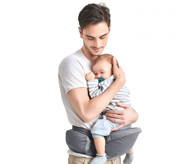 Marsupiu Ergonomic 3in1, Flippy, pentru Bebelusi si Copii, 0-36 Luni, Bretele Reglabile pentru Umar si Sold, Inchidere Catarama, 125x25x14 cm, Gri Marsupiu Ergonomic 3in1, Flippy, pentru Bebelusi si Copii, 0-36 Luni, Bretele Reglabile pentru Umar si Sold, Inchidere Catarama, 125x25x14 cm, Gri