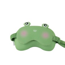 Masca de dormit, Flippy, 2 in 1, cu Tetiera, din Particule de Spuma si Bumbac, Model Broasca ,Verde Masca de dormit, Flippy, 2 in 1, cu Tetiera, din Particule de Spuma si Bumbac, Model Broasca ,Verde