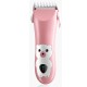 Masina De Tuns Bebelusi si Copii, Flippy, Display Digital, Lame Cermice si Inox, Fara Fir, Functie Anti Taiere, Silentios, 50 W, Rezistent la Apa, 2 Accesorii, Incarcator USB, Model Ursulet, Roz Masina De Tuns Bebelusi si Copii, Flippy, Display Digital, Lame Cermice si Inox, Fara Fir, Functie Anti Taiere, Silentios, 50 W, Rezistent la Apa, 2 Accesorii, Incarcator USB, Model Ursulet, Roz
