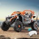 Masina Electrica pentru Copii, Flippy, Tip Buggy/UTV Off-Road Dual Drive, Conectare Bluetooth, Telecomanda, Lumina Intermitenta si Muzica, Baterie 380*2, 6V 7Ah, 97 x 62 x 58 cm, Portocaliu Negru Masina Electrica pentru Copii, Flippy, Tip Buggy/UTV Off-Road Dual Drive, Conectare Bluetooth, Telecomanda, Lumina Intermitenta si Muzica, Baterie 380*2, 6V 7Ah, 97 x 62 x 58 cm, Portocaliu Negru