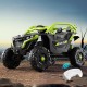 Masina Electrica pentru Copii, Flippy, Tip Buggy/UTV Off-Road Dual Drive, Conectare Bluetooth, Telecomanda, Lumina Intermitenta si Muzica, Baterie 380*2, 6V 7Ah, 97 x 62 x 58 cm, Verde Negru Masina Electrica pentru Copii, Flippy, Tip Buggy/UTV Off-Road Dual Drive, Conectare Bluetooth, Telecomanda, Lumina Intermitenta si Muzica, Baterie 380*2, 6V 7Ah, 97 x 62 x 58 cm, Verde Negru