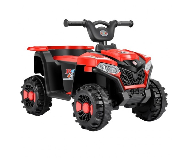 Masinuta Electrica Flippy, pe 4 Roti, Tip ATV, cu Acumulator, Sistem Anti-Rasturnare, Sistem de Lumini si Sunet, 2-5 Ani, 70 x 43 x 48 cm, Rosu Masinuta Electrica Flippy, pe 4 Roti, Tip ATV, cu Acumulator, Sistem Anti-Rasturnare, Sistem de Lumini si Sunet, 2-5 Ani, 70 x 43 x 48 cm, Rosu
