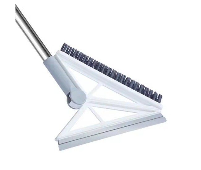 Matura Telescopica, Flippy, cu Doua Capete - Perie/Racleta 23 cm, Lungime 110 cm, din Plastic/Otel/Silicon, Gri Matura Telescopica, Flippy, cu Doua Capete - Perie/Racleta 23 cm, Lungime 110 cm, din Plastic/Otel/Silicon, Gri